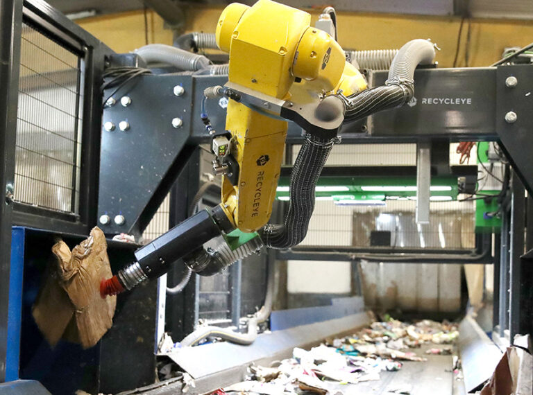Bryson Recycling invests in 4 more AI-powered Recycleye robots in first robot re-purchase.