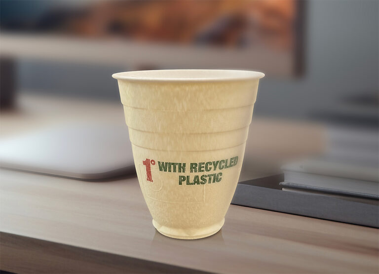 FLO Group and Versalis to present R-Hybrid at Plast: the first vending cup made from recycled polystyrene