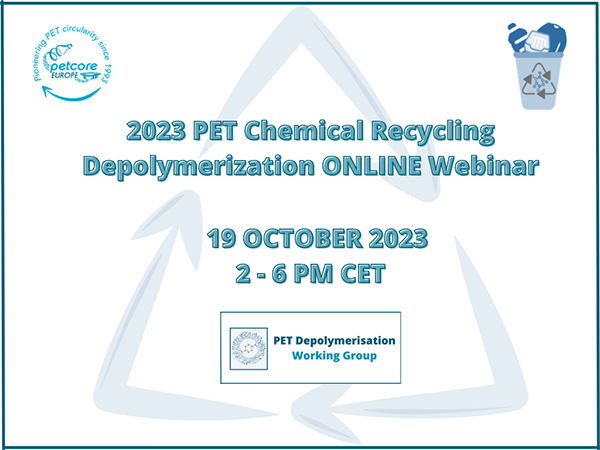 Sono aperte le iscrizioni per il forum online “2023 PET Chemical Recycling: Forum sulla depolimerizzazione”